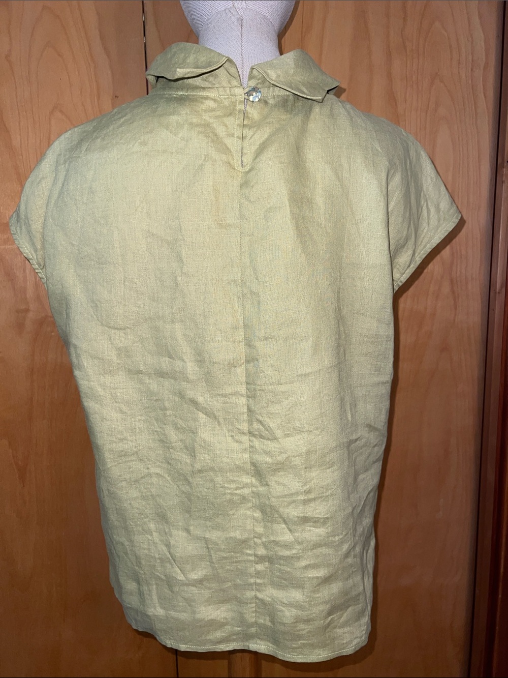 Linen top with Rolled Neck - Picture 15 of 16